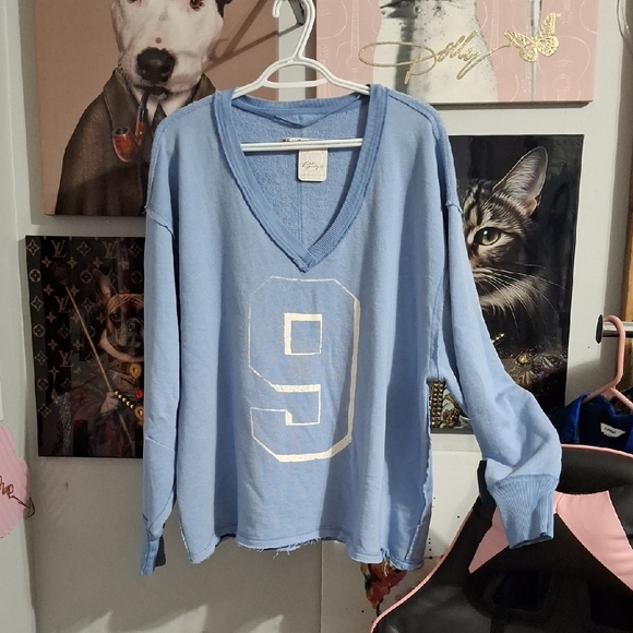 We The Free Light Blue Textured Top - Picture 10 of 11